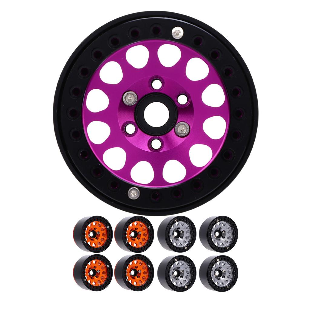 4pcs 1.9 Inch RC Wheel Hub RC Accessories Aluminum Alloy Wheel Hub for 1/10 RC Crawler Car