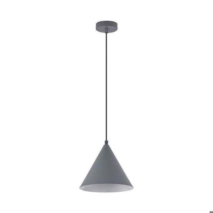 Suspension décorative - BRAYTRON - BV05-00062 - Métal gris - 1xE27 - 23W - IP20