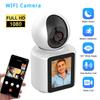 V5 WIFI камера 4 МП с автоматическим отслеживанием, видеозвонок в один клик с экраном, камера видеонаблюдения для помещений, радионяня