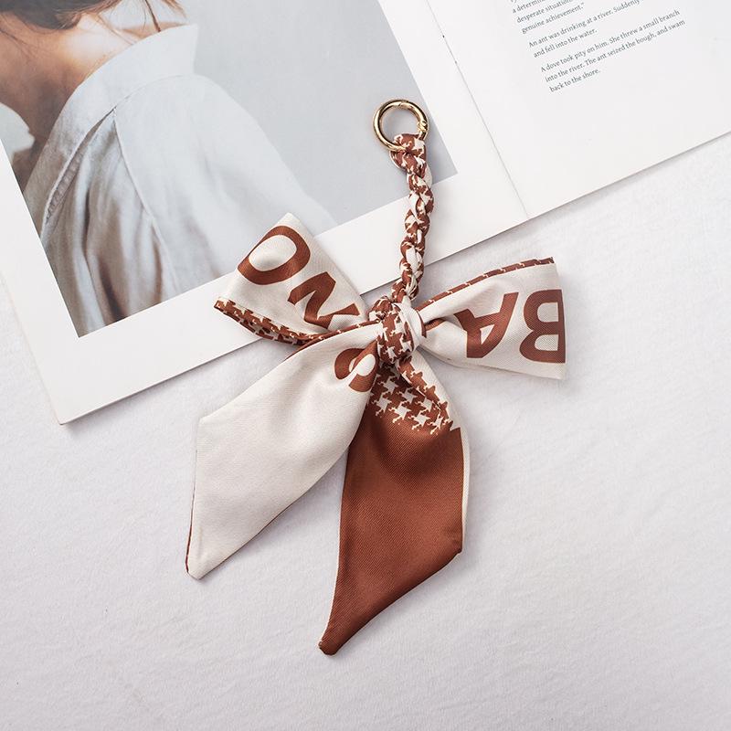 Detachable Bowknot Scarf Ribbon Bag Strap Charm