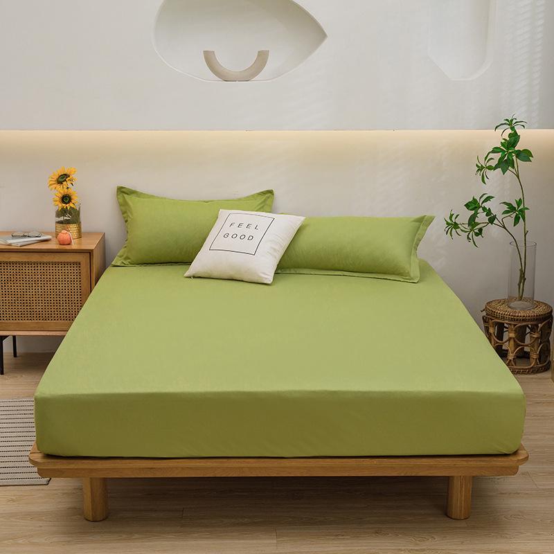 Japanese Aloe Cotton Fitted Sheet - Dustproof, Non-slip Mattress Protector
