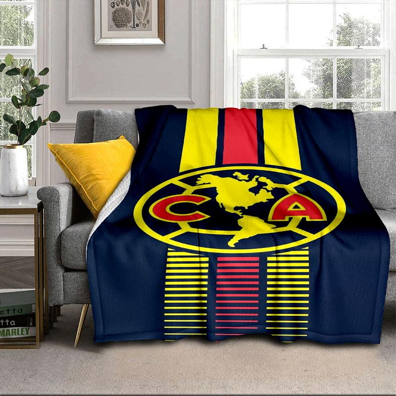 Club America Emblem Portable Blanket/Soft Blanket Bedding Blanket Suitable for Travel Camping Living Rooms Offices Sofas Fan Gifts