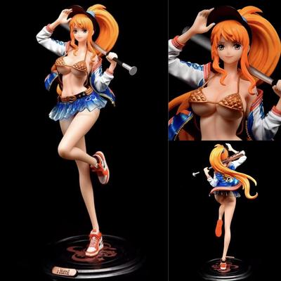 18см Фигурка Аниме One Piece Нами Воровка Кошка Нами Фигурка ПВХ Статуэтка Модель Куклы Коллекционная Комнатное Украшение Детские Игрушки Подарки