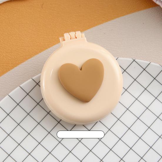 Мини-складная расческа 2-в-1 с зеркалом для макияжа, портативная дорожная расческа с воздушной подушкой, массажная расческа для кожи головы для женщин и девушек, распутывающая расческа