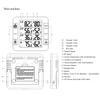 3-канальный цифровой термогигрометр для использования в помещении и на открытом воздухе с дистанционным датчиком, подсветка 328 футов/100 м