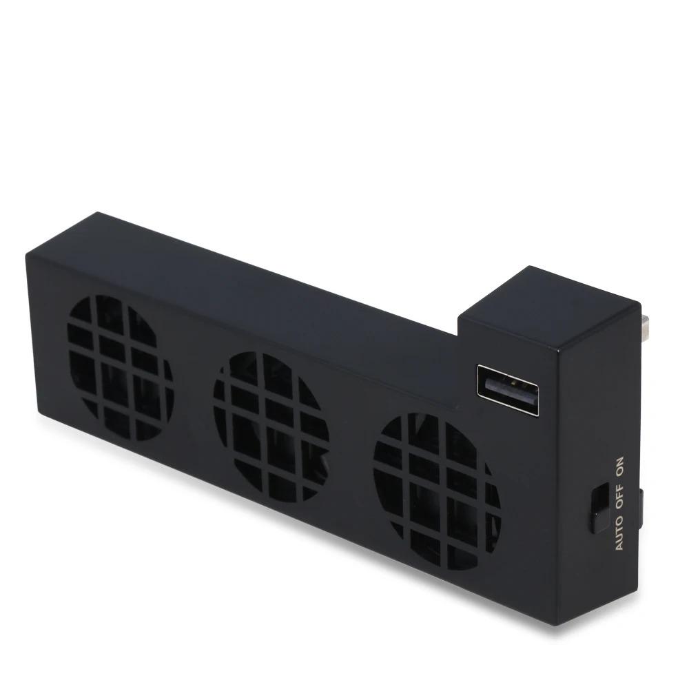 USB-вентилятор охлаждения, совместимый с консолью Xbox One X, система охлаждения, совместимая с 3 вентиляторами охлаждения и портом USB 2.0 — совместима только с Xbox One X
