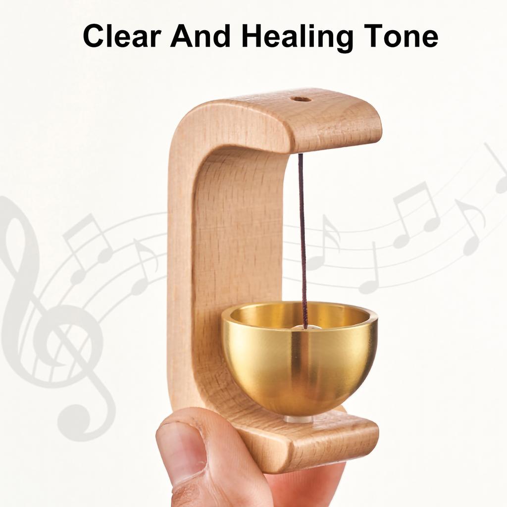 Wireless Doorbell Entrance Wooden Wind Chimes Decorative Wind Bell for Home Opening Home Decoration Hanging Decorations