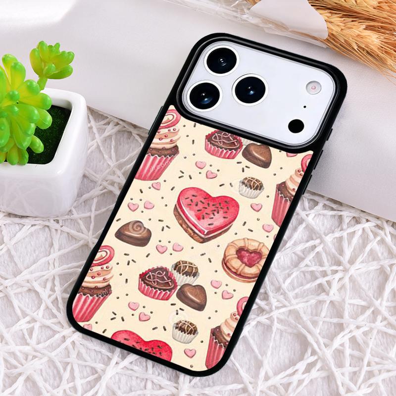 Шоколадные пирожные Эклеры Сладкий чехол для телефона для iPhone 17 Air 16 15 11 12 14 13 Pro Max Ударопрочный чехол