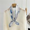 Silk Silk Scarf Women'S Season Versatile Elegant French 70Cm Chinese Square Scarf Mulberry Silk Scarf Multifunctional Shawl
