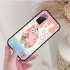Black Case for Samsung Note 20 Lite S24 Ultra S23 A03 A05 A06 A11 A71 A15 A16 A13 A24 A25 A33 A52 A53 A50 M55 M35 Plus S-38 Cute Spongebob