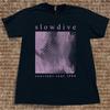 Футболка группы Slowdive, Черная унисекс футболка в ретро-стиле Slowdive S-5XL Унисекс футболка