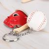 [Zerodis] Бейсбольный брелок, бейсбольный мяч, набор из 4 цветов, держатель для ключей, брелок, ключ от машины, велосипед