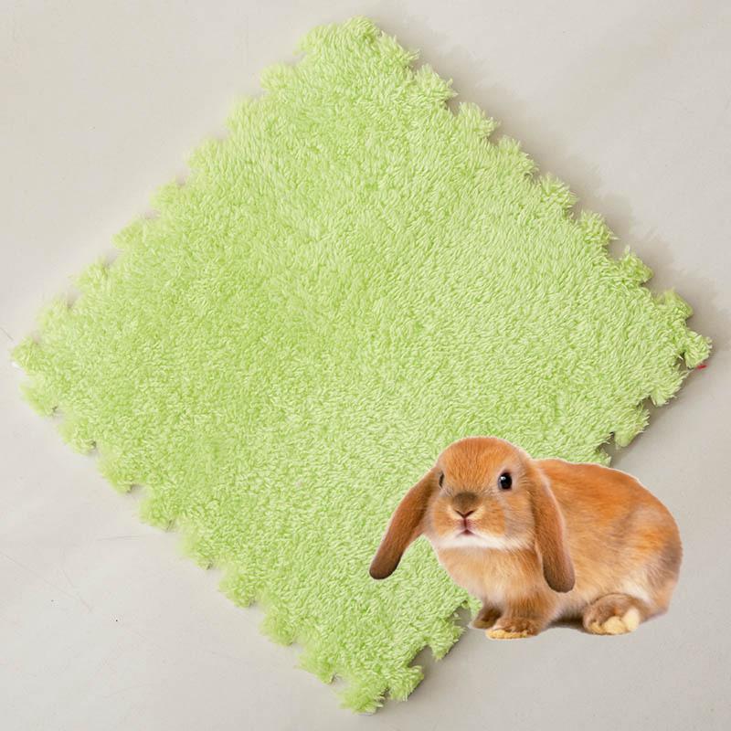 4/10 шт. подкладка для клетки морской свинки кролика мелкие предметы для домашних животных водонепроницаемый противоскользящий коврик мягкий теплый коврик для сна кролика одеяло кровать