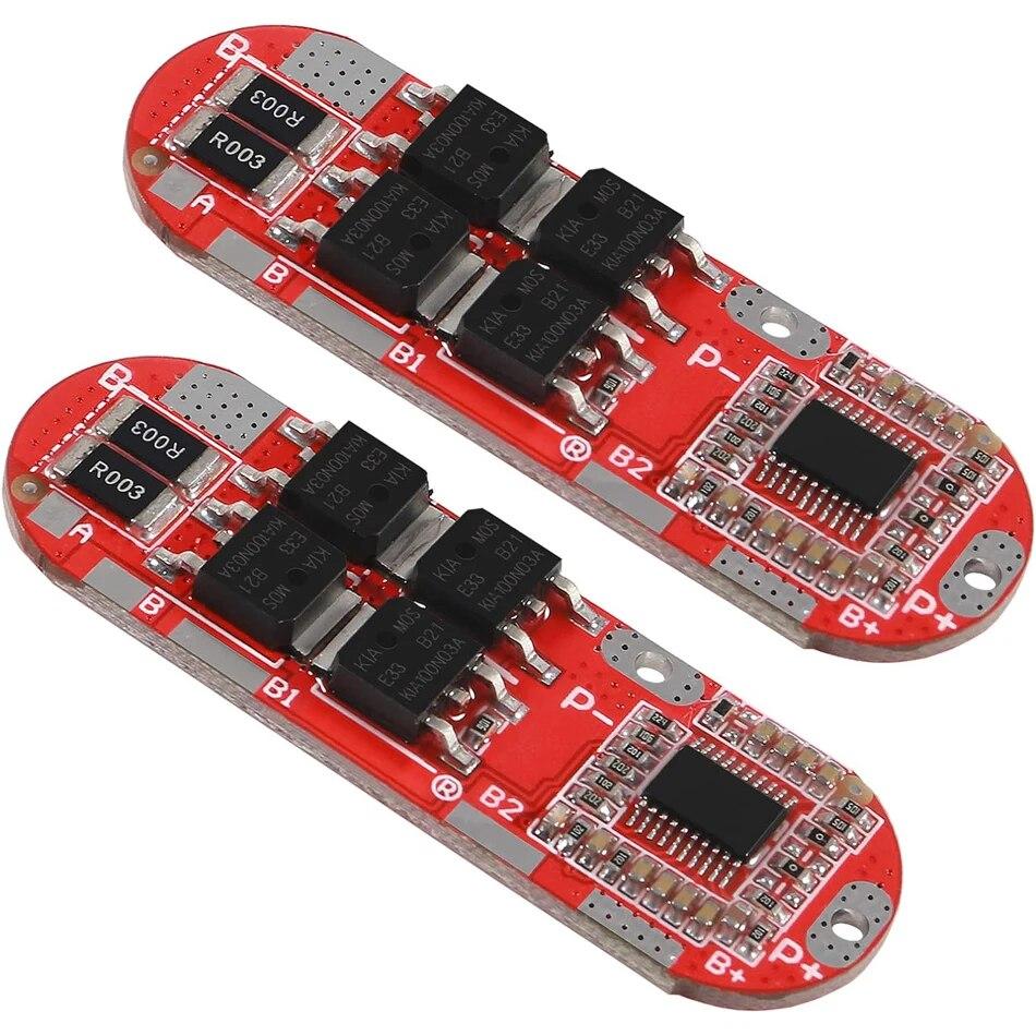 2 шт. BMS 1S 2S 10A 3S 4S 5S 25A 18650 Li-ion Lipo литиевая батарея плата защиты модуль PCB Pcm 18650 зарядное устройство