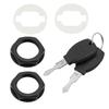 Motorcycle Hard bag Locks Set with Keys Fits for  Motorbike Rear Hard bag Lock