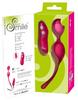 Sweet Smile - Remote Controlled Love Balls with 7 Vibration Modes Pink