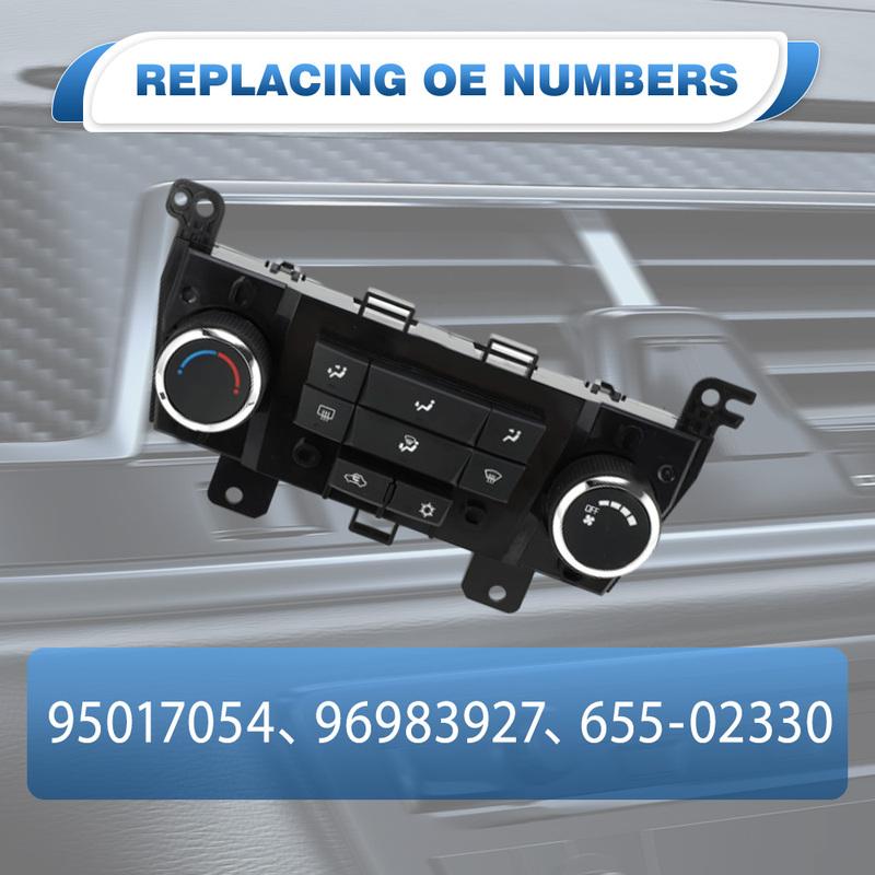 AC Climate Control Switch 95017054 for CHEVROLET CRUZE SALOON (CP1) 2009-2016