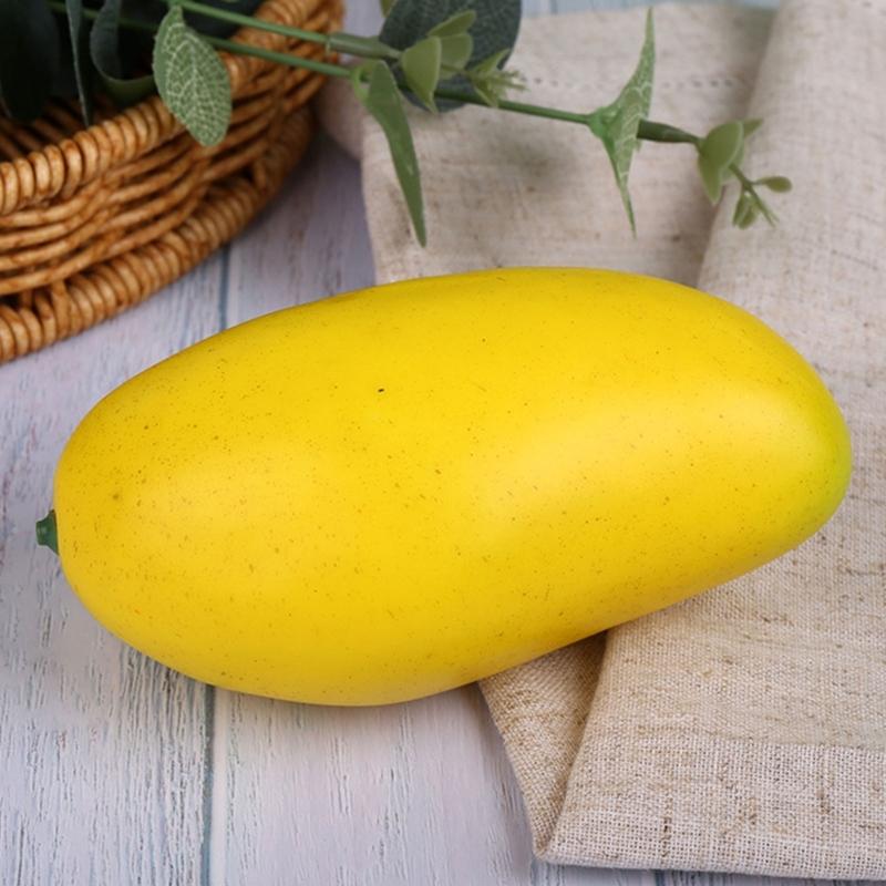 Набор из 6 искусственных манго для продуктовых выставок Убедительные имитации манго Украшение для продуктовых витрин и композиций