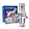 H4 LED Headlight, Hi/Lo Switching, For Cars/Motorcycles, Fanless, 12000 Lm, DC /24V Compatible with
