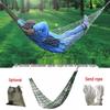 Thickened Mesh Nylon Rope Anti-Rollover Hammock - Outdoor Leisure Swing & Camping Tree Bed