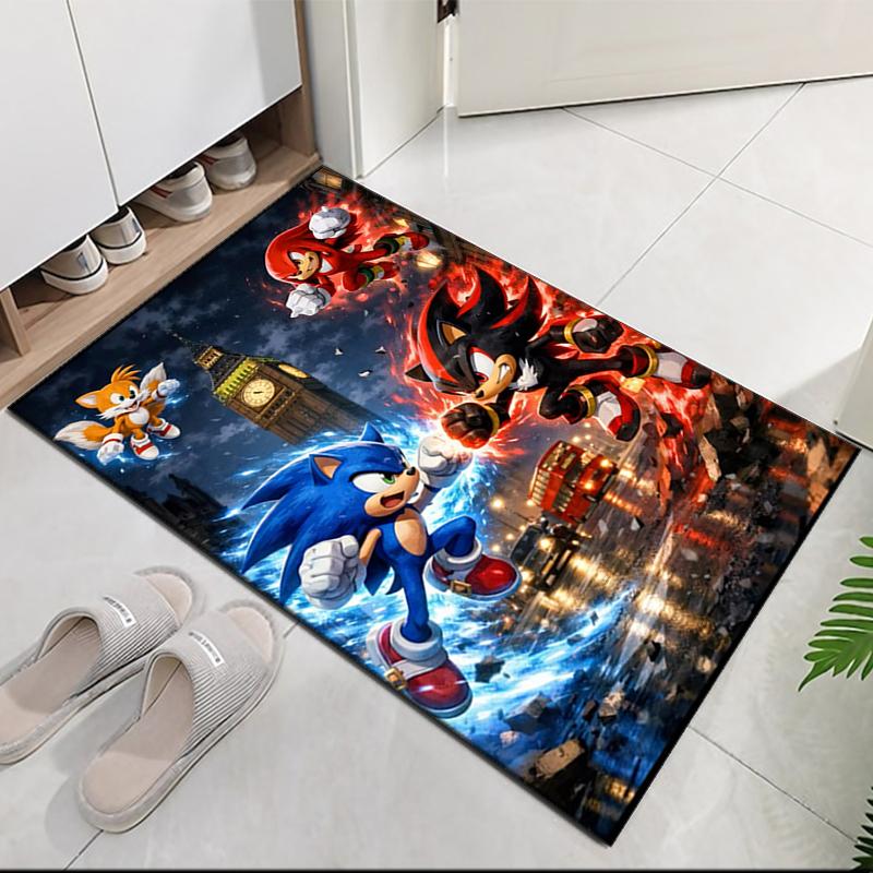 Sonic Printed Carpet, for Office Chair Living Room Bedroom Kitchen Room Decor Gifts.
