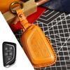Leather Luxury Car Hallmo Key Case For Cadillac 3d