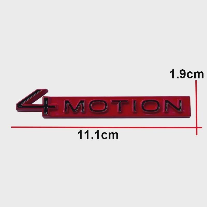 Металлическая эмблема передней решетки автомобиля 4MOTION для Passat Touareg Golf Tiguan Polo, автомобильный значок, наклейка, внешние аксессуары