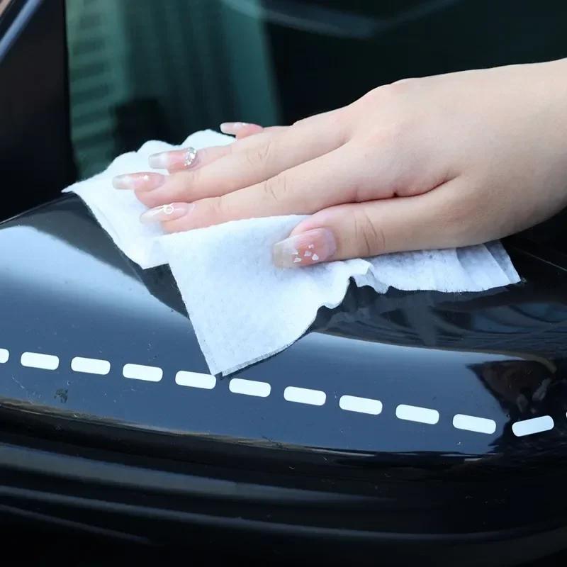 Салфетки для удаления масляной пленки с автомобиля Антидождь Очиститель масляных пятен Салфетки Очки Стекло Антизапотевание Влажное полотенце Салфетки для очистки лобового стекла