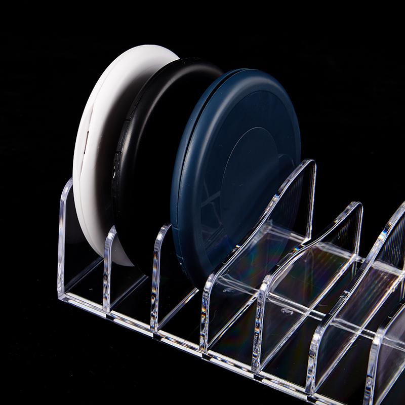 Туалетный столик, стойка для хранения косметики, разделитель ящиков стола, органайзер, прозрачный контейнер для хранения теней для век, украшение для рабочего стола