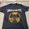 Редкая футболка с логотипом Megadeth, Винтажная черная унисекс футболка в стиле 80-х, Размер S-5XL Унисекс футболка