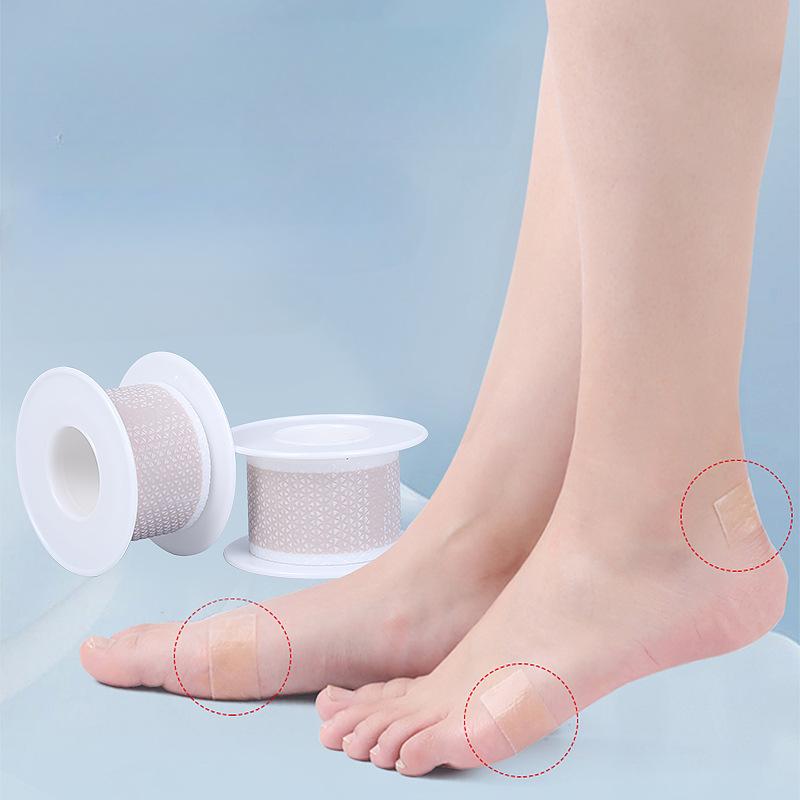 1 ролик 2x100 см телесного цвета волдырь повязка невидимая дышащая износостойкая палочка для пятки для женщин гель-протектор для пальцев рук и ног