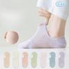 Female Summer Thin Mesh Cotton Antibacterial Antiodor Shallow Mouth Invisible Heel Socks