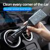 AJFJ2 Car 2 In 1 Car Interior Cleaning Brush Dust Tool For Citroen C6 2CV VTS DS5 RD3 Cross C8 C-Elysee C15 C4L Spacetourer CelyseeC6