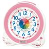 Seiko Clock Alarm Clock Table Clock Educational Analog Light Pink 134 X 130 X 85mm KR524P