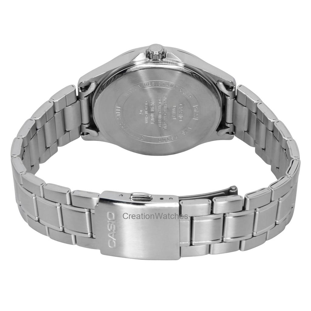 Casio Стандартные аналоговые мужские часы MTS-RS100D-2AV из нержавеющей стали с синим циферблатом на солнечных батареях