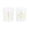 Iridescent Sun & Moon Face Votive Candle Holder (Pack of 2)