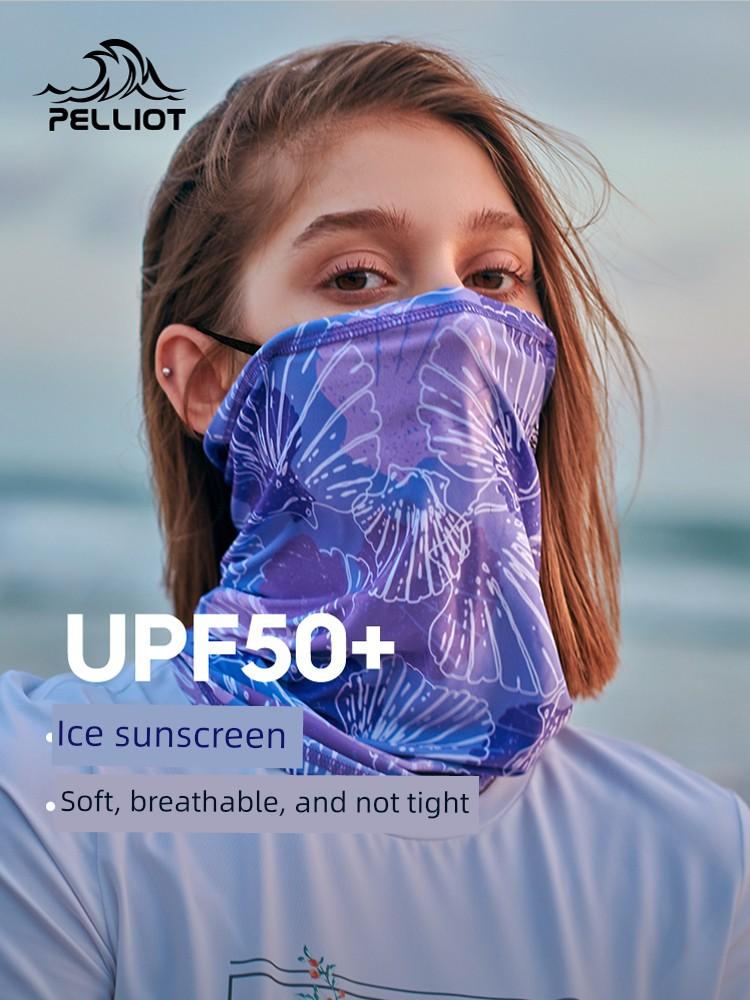 Pelliot Outdoor Sun Protection Magic Headscarf Neck Gaiter Women's Neck Scarf Men's Quick-Drying Cycling Face Mask Mountaineering Hiking Mask