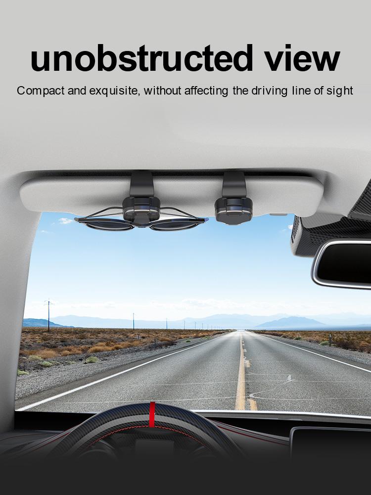 2026 Hot For Volkswagen VW Volkswagen car eye clip glasses holder sun visor car glasses frame car sunglasses case glasses multi-