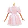 Cute Maid Outfit Pink Lolita Cosplay Costume Anime Role Play Dress Girls