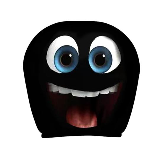 Skull Car Headrest Covers Spooky Print Auto Seat Head Rest