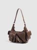 JIAERDI Retro Y2k Underarm Bag Purse Women High Street Leather Chic Brown Handbag Ladies Vintage Shoulder Bags Bolsos De Mujer