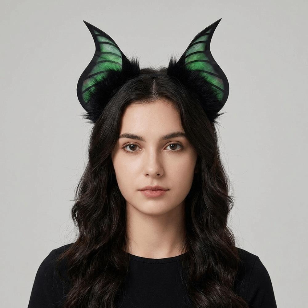 DIY Halloween Costume Cosplay Props Furry Halloween Hairband Fashion Bat Ears Headband Adults