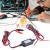 DC 14V 30V To 12V 1A Car Battery Clip Power Transfer Cable, 2M Length for LED Strip Light CCTV Camera Monitor