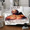 2pac Customize Your Name Blanket Gift Customizable Blanket Ultra-Soft Suitable for Couch Office Nap Living Room Four Seasons Multipurpose