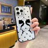 Милый бант любовь чехол для iPhone 17 магнитный чехол для мобильного телефона Apple 16promax противоударный прозрачный защитный чехол 12