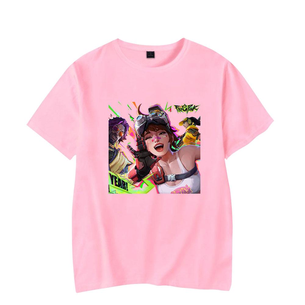 Футболки для женщин и мужчин Футболка с принтом FragPunk Cartoon Летняя повседневная одежда для женщин и мужчин Модные футболки