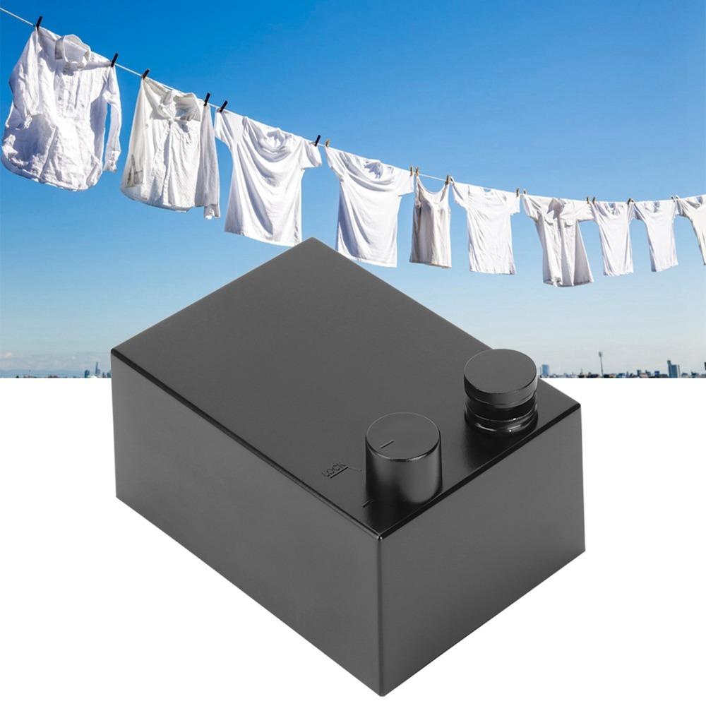 Stainless Steel ABS Retractable Clothesline Laundry Drying Rack Bathroom Indoor Laundry Outdoor