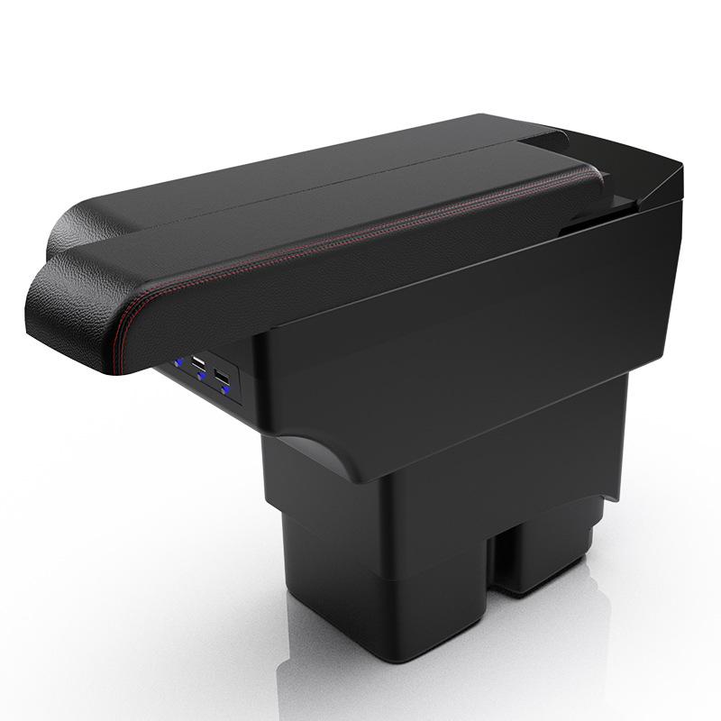 FIESTA Center Console Armrest Storage Box: Car Accessories for Interior Modification