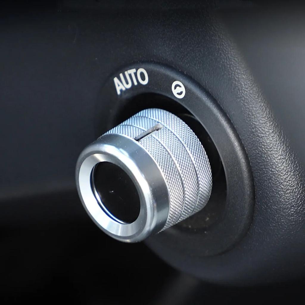 Алюминиевый сплав серебристый автомобильный руль регулировочный рычаг ручка кольцо отделка подходит для Land Rover для Jaguar авто аксессуары для интерьера