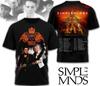Simple Minds Мировой тур 2025 aop Все размеры S-5XL CG2517 Унисекс Футболка